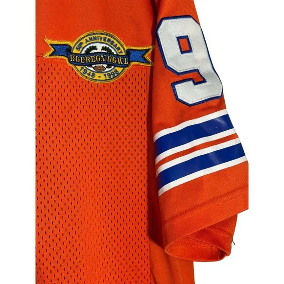 Bobby Boucher The Waterboy Bourbon Bowl 1998 Orange Jersey By Headgear Classics